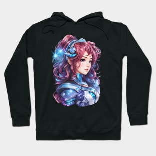 Andromeda Dreams: Captivating AI Anime Character Art Hoodie